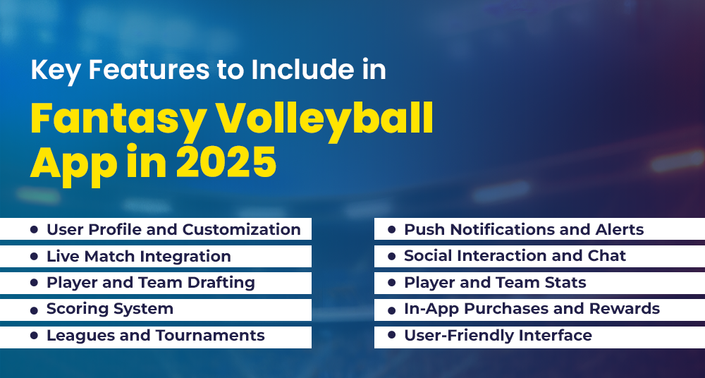 Fantasy Volleyball App Development