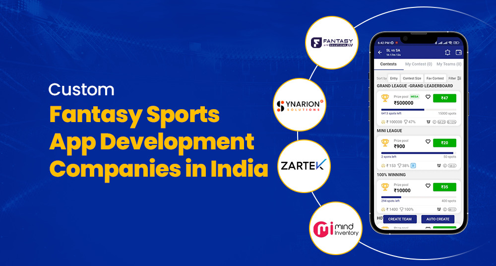 Fantasy Sports App Development Companies in India