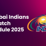 Mumbai Indians IPL Match Schedule 2025