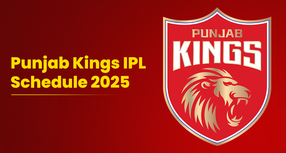 Punjab Kings IPL Schedule 2025