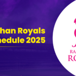 Rajasthan Royals IPL Schedule 2025