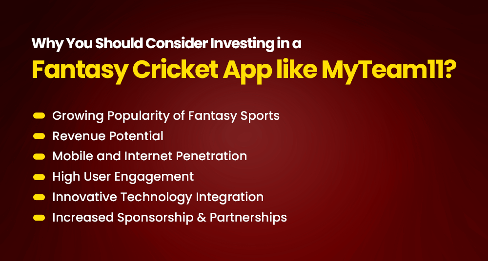 Fantasy Cricket App like MyTeam11