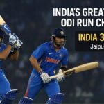 India's highest run chase in ODI​
