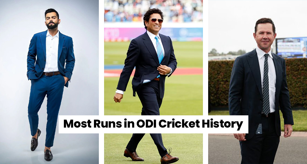 Most Runs in ODI International Cricket