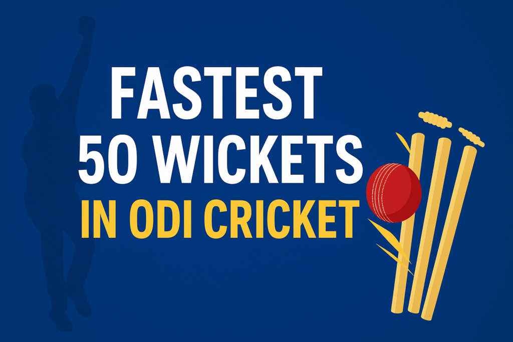 Fastest 50 Wickets in ODI Cricket