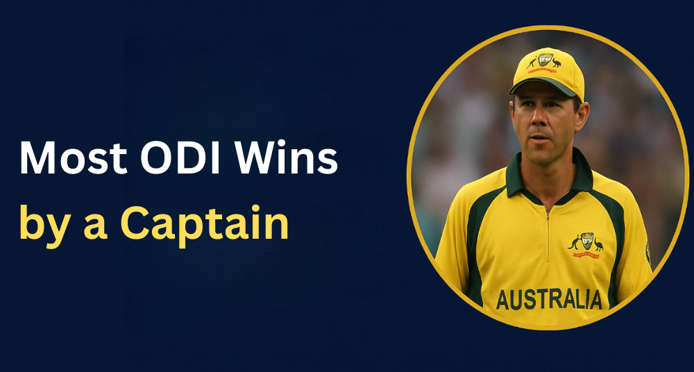Most ODI Wins by a Captain