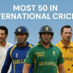 Sachin Tendulkar stands tall as the record-holder for the most half centuries in international cricket, with 164 fifties across formats. 