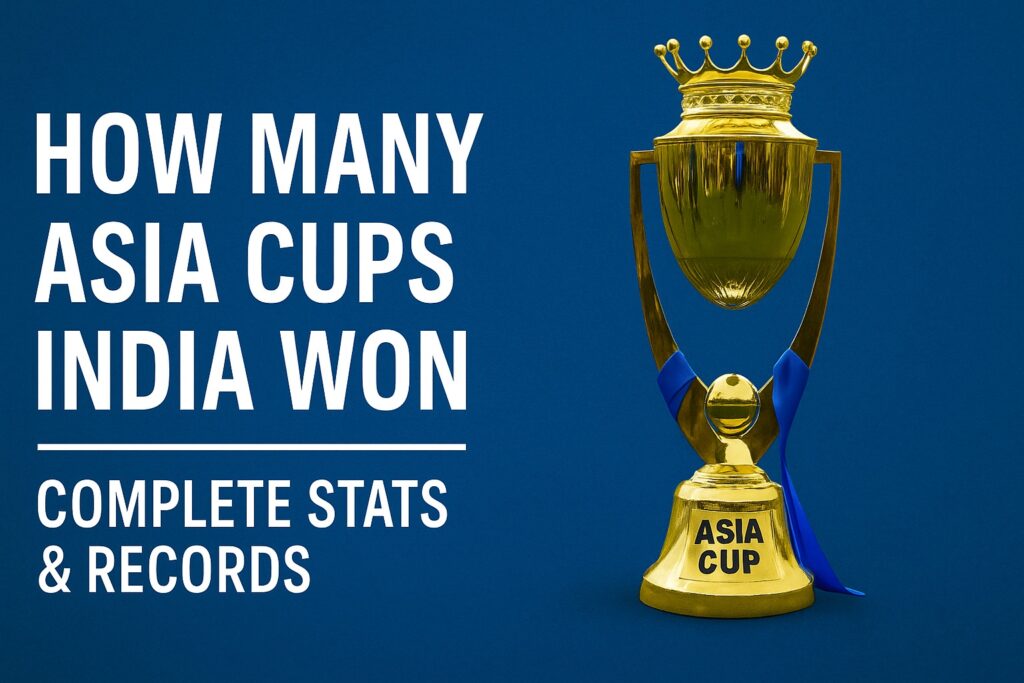 India's Asia Cup Triumphs