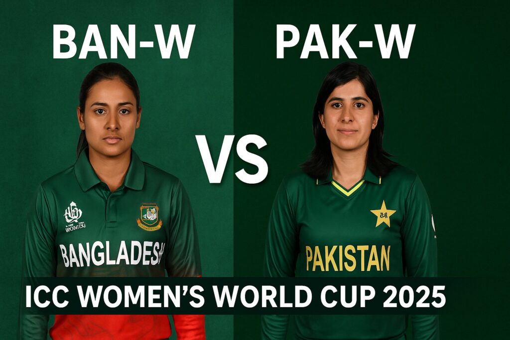 BAN-W vs PAK-W ICC Women’s World Cup 2025