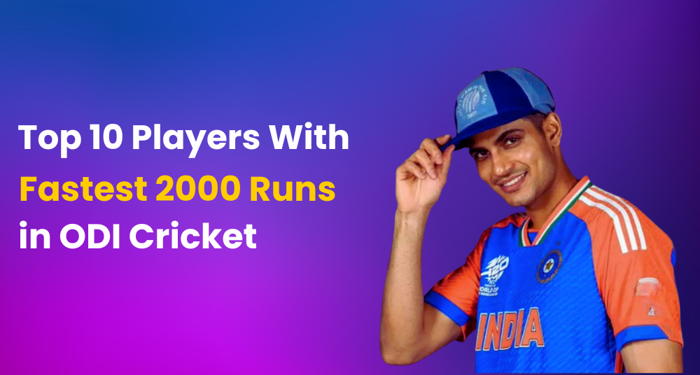 Fastest 2000 Runs in ODI Cricket