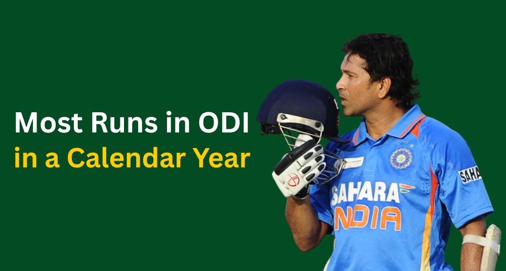 Most Runs in ODI in a Calendar Year