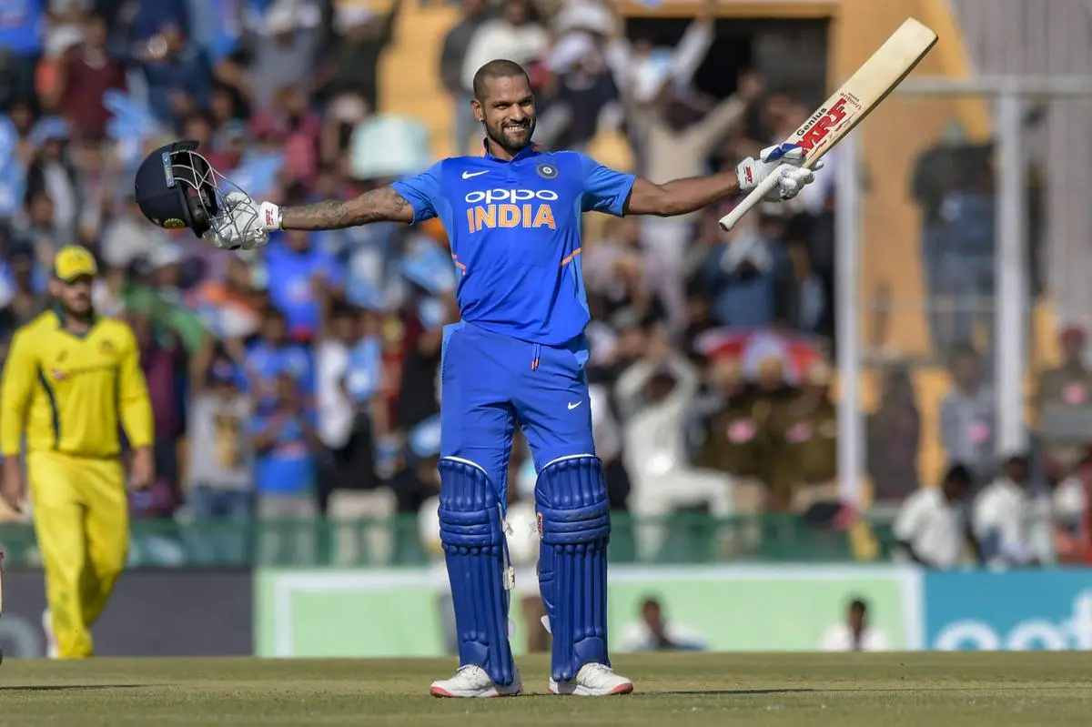 Shikhar Dhawan 5000 runs
