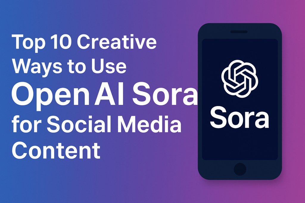 Top 10 Creative Ways to Use OpenAI Sora for Social Media Content
