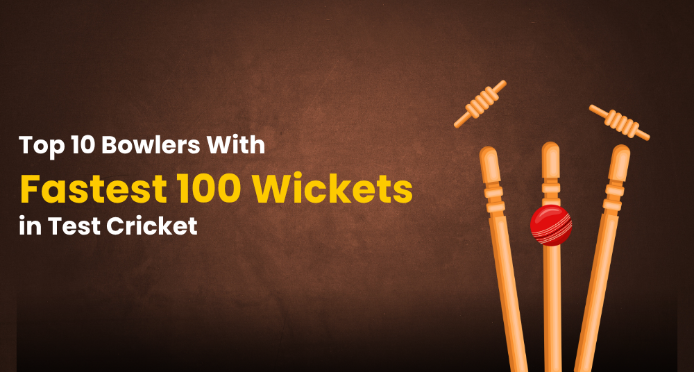 Fastest 100 Wickets in Test
