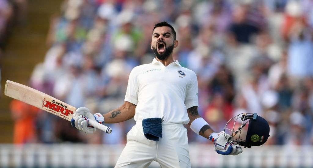 Virat Kohli Edgbaston Century Bat