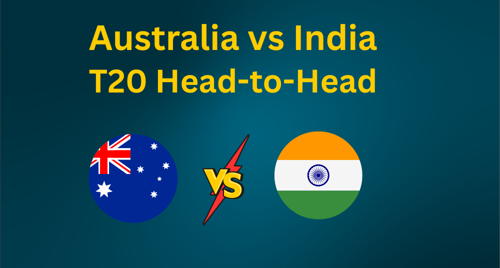 Australia vs India T20 Head-to-Head