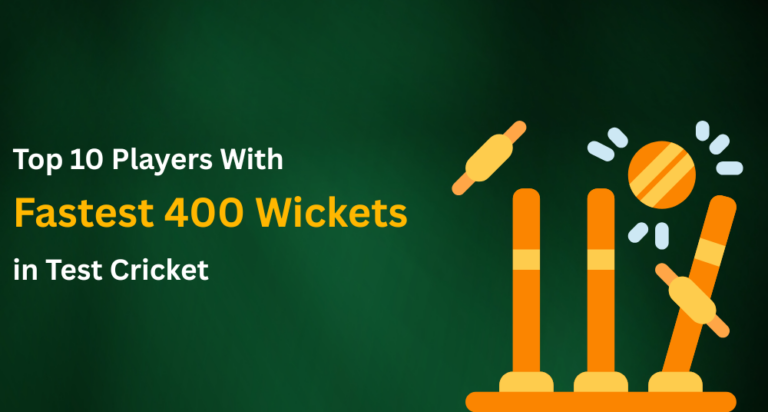 Fastest 400 Wickets in Test Cricket