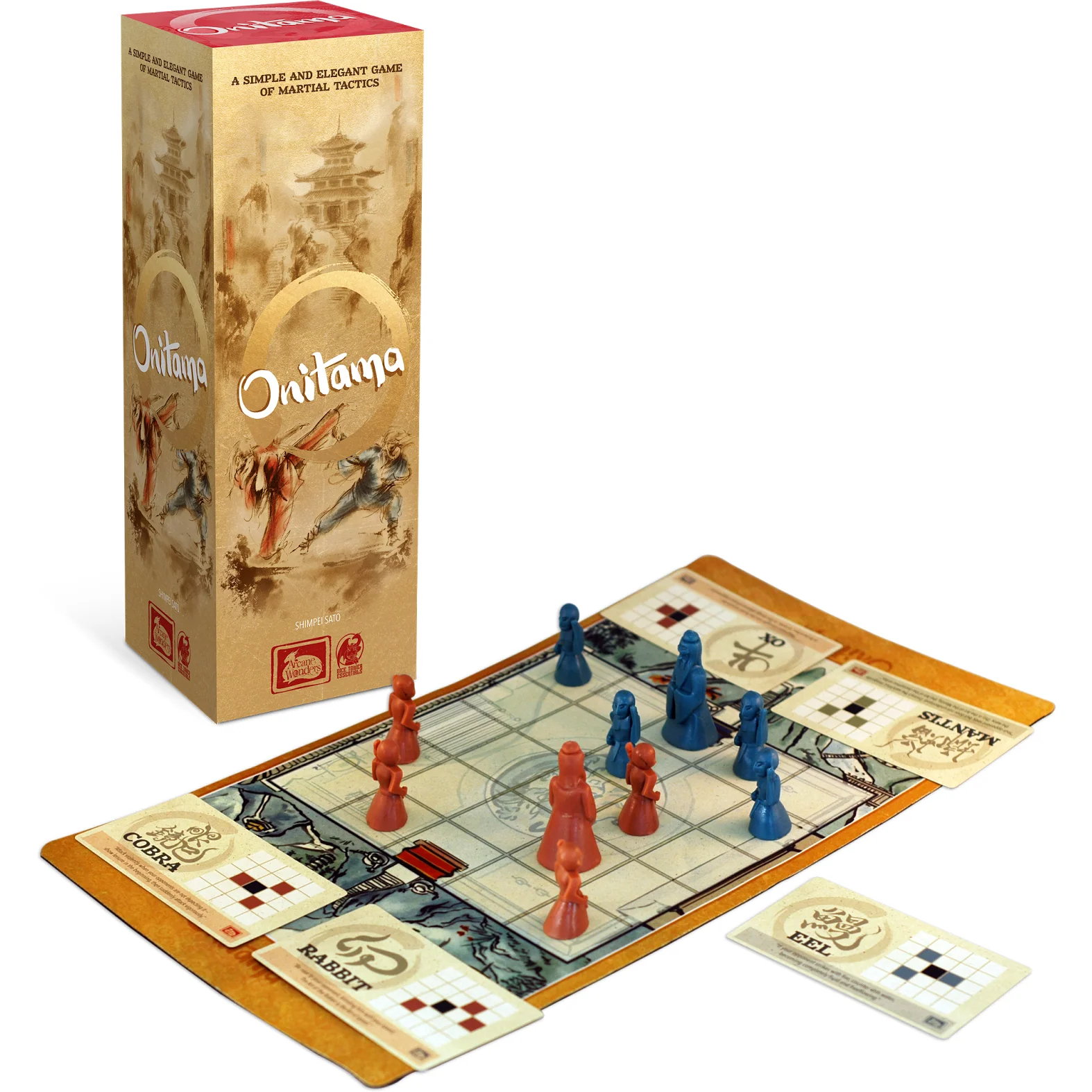 Onitama 2 player board game