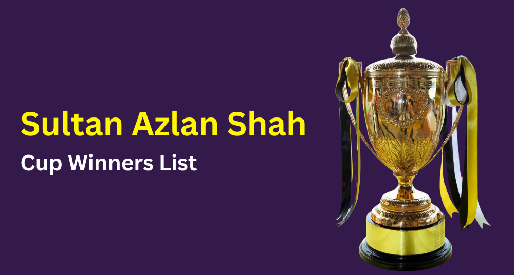 Sultan Azlan Shah Cup Winners List