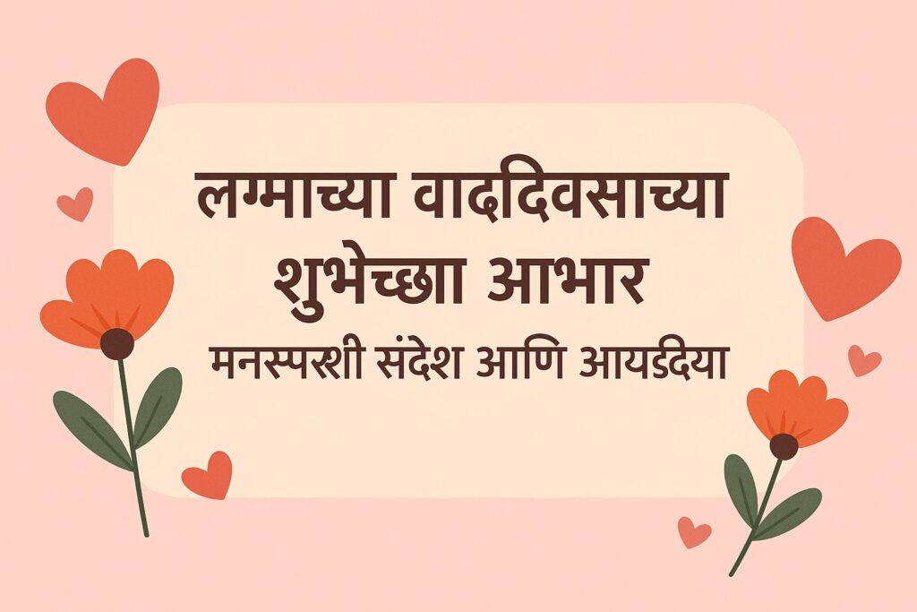 Thank You for Anniversary Wishes in Marathi