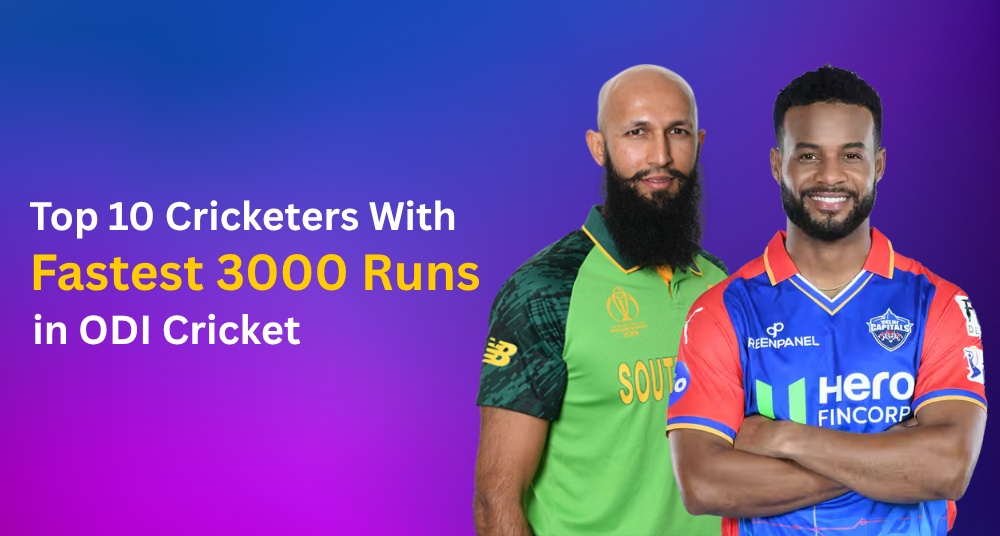 Top 10 Cricketers With Fastest 3000 Runs in ODI Cricket