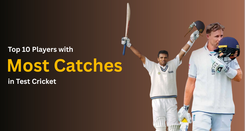 Top 10 Players with Most Catches in Test Cricket