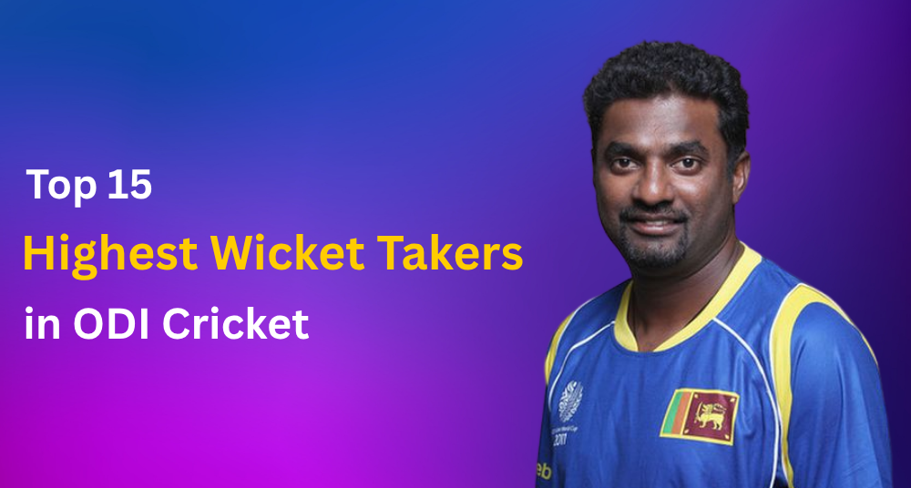 Top 15 Highest Wicket Takers in ODI Cricket