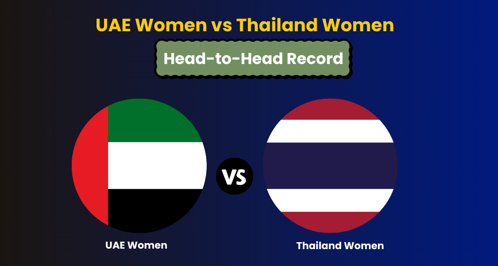 UAE Women vs Thailand Women Head-to-Head Record