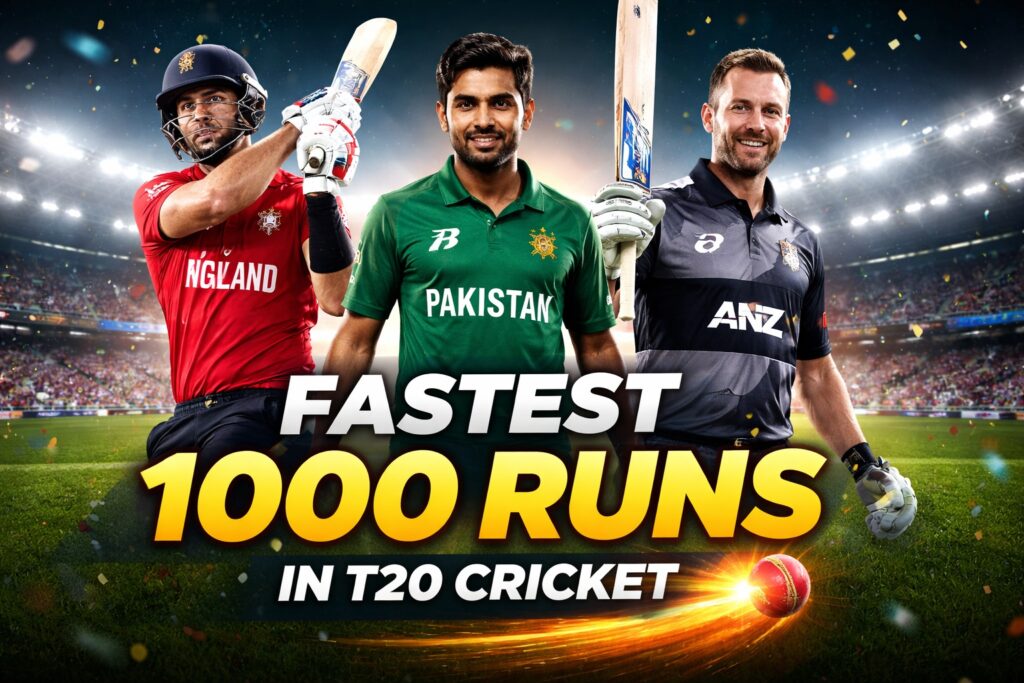 Fastest to 1000 Runs in T20 Cricket