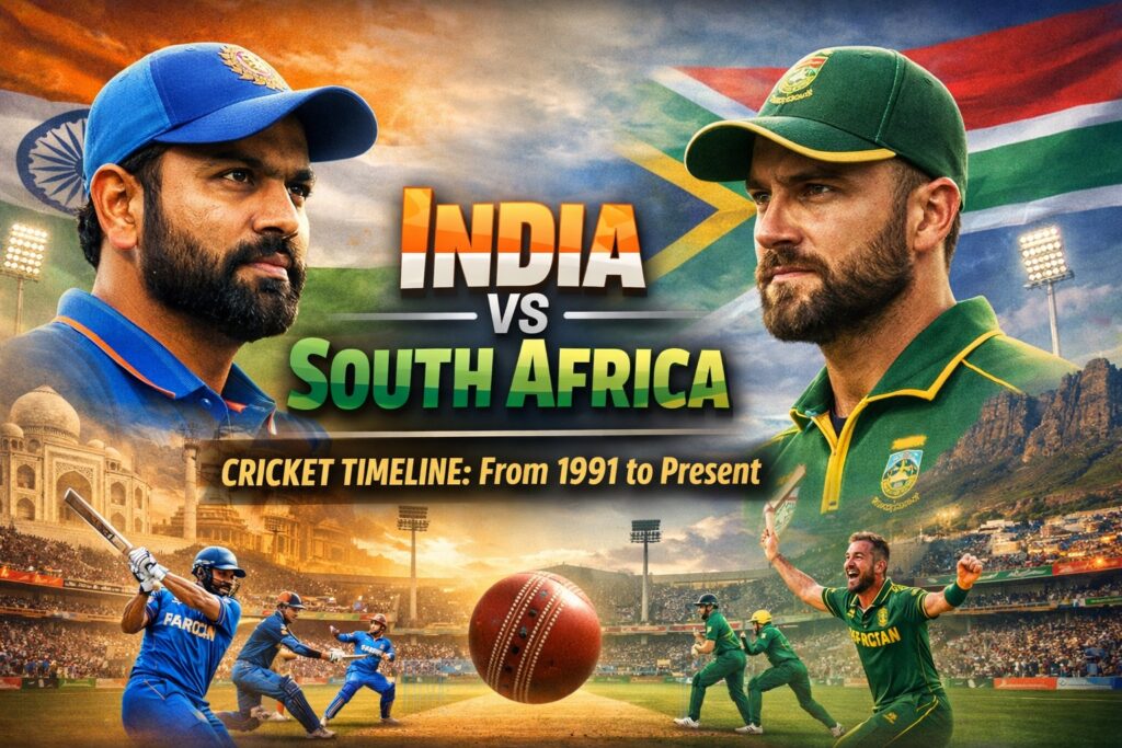 India vs South Africa National Cricket Team Timeline