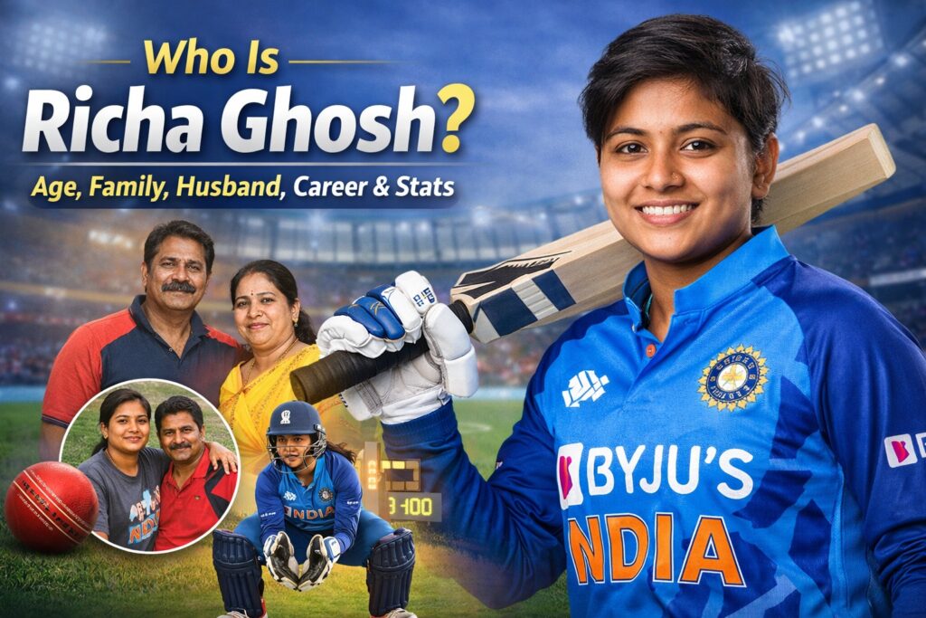 Richa Ghosh Age, Family, Husband Name & Complete Biography