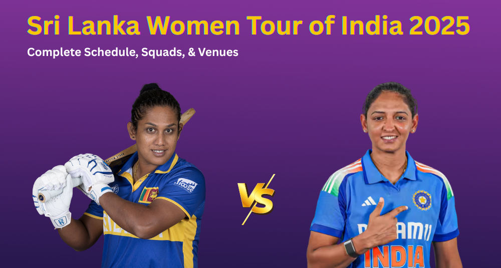 Sri Lanka Women Tour of India Schedule