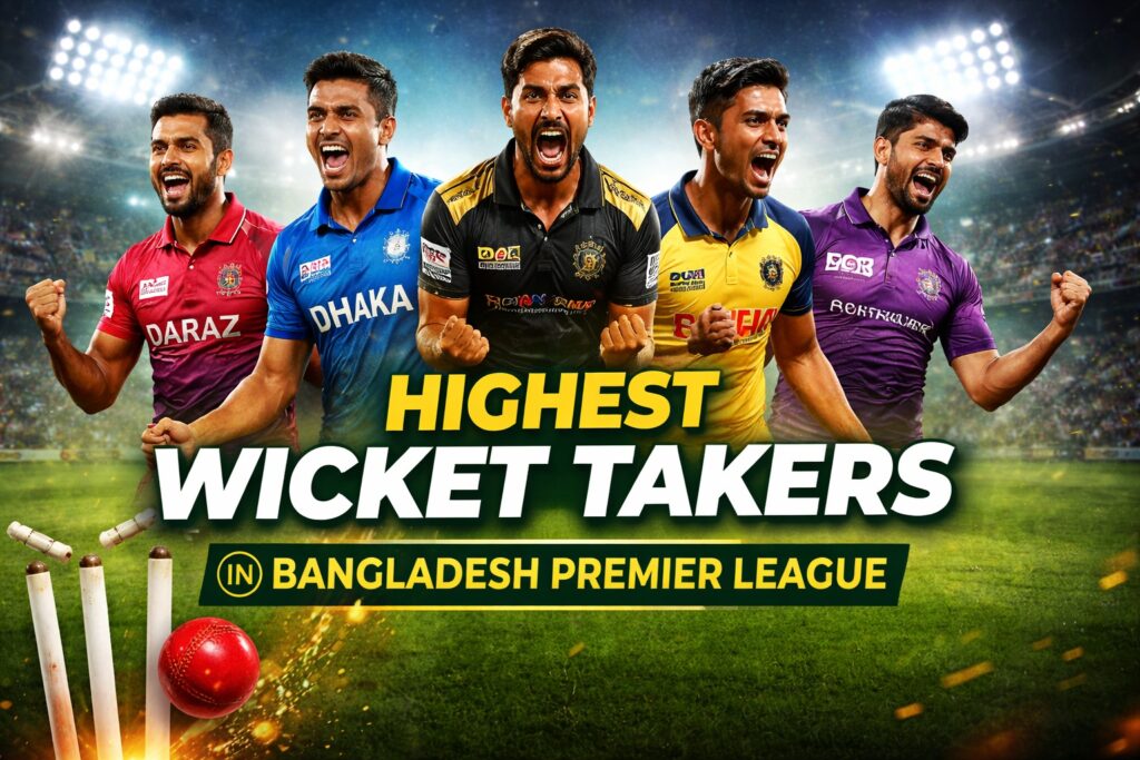 Top player With Most Wickets in BPL