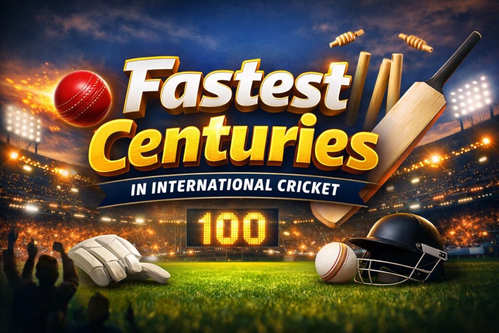 Fastest 100 in International Cricket