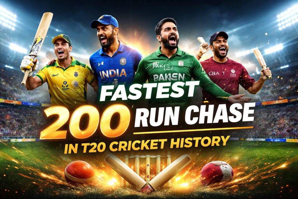 Fastest 200 Run Chase in T20 Cricket History
