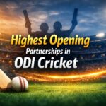 Highest Opening Partnerships in ODI Cricket