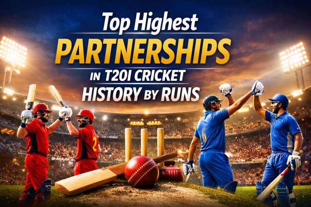 Highest Partnerships in T20 Cricket