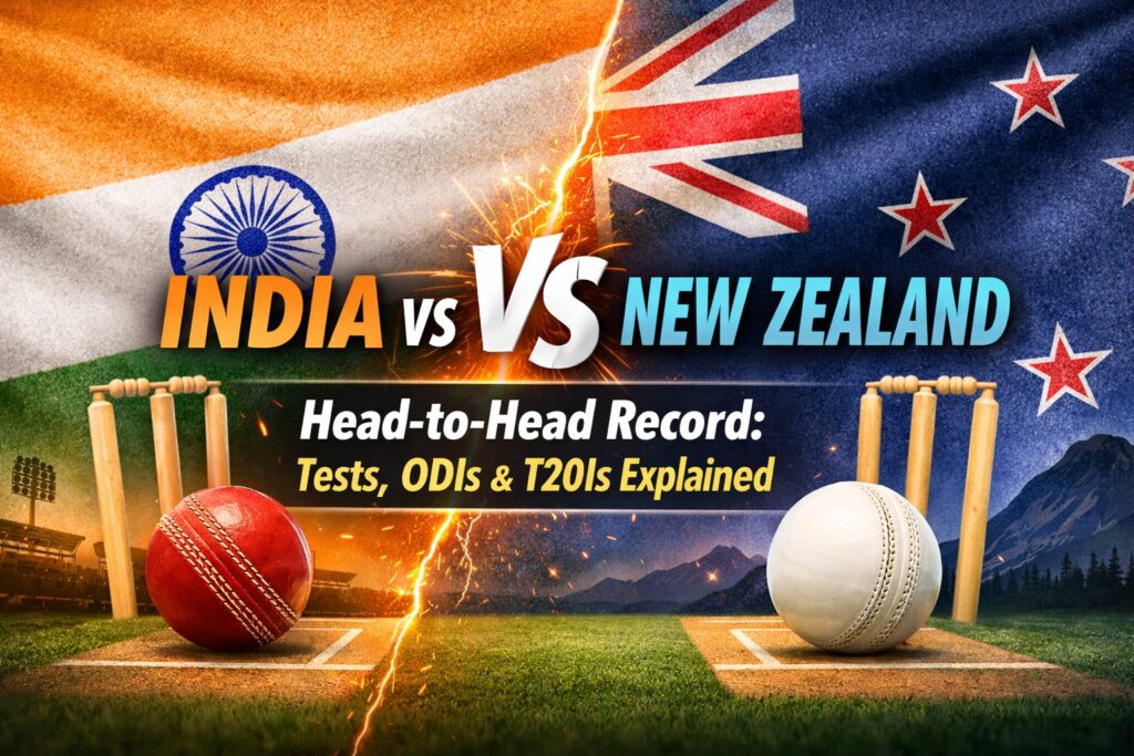 India vs New Zealand Head-to-Head Record All Formats Tests, ODIs & T20Is Explained