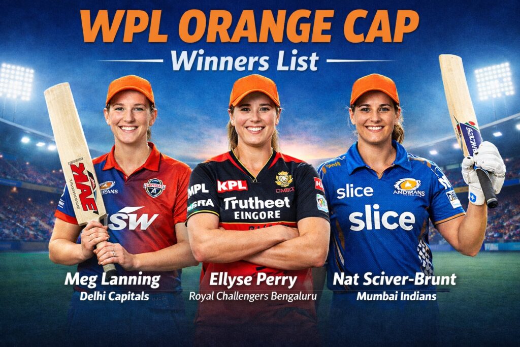 WPL Orange Cap Winners List