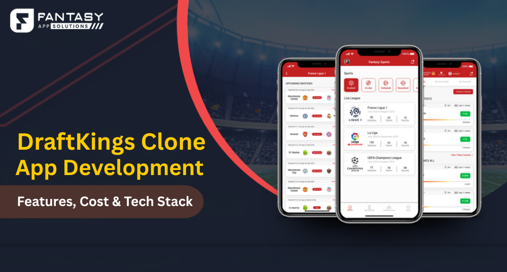 DraftKings Clone App Development Features, Cost & Tech Stack