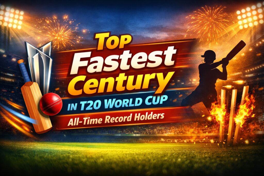 Top 10 Fastest Century in T20 World Cup