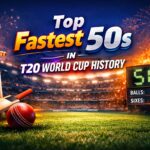 Top Fastest 50 in T20 World Cup List